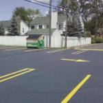 Sealed lot from Lot Paving Company in Buffalo