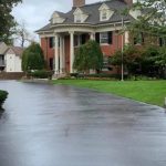 Seal coating driveway